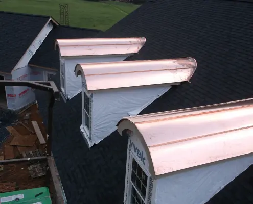 Copper Dormers