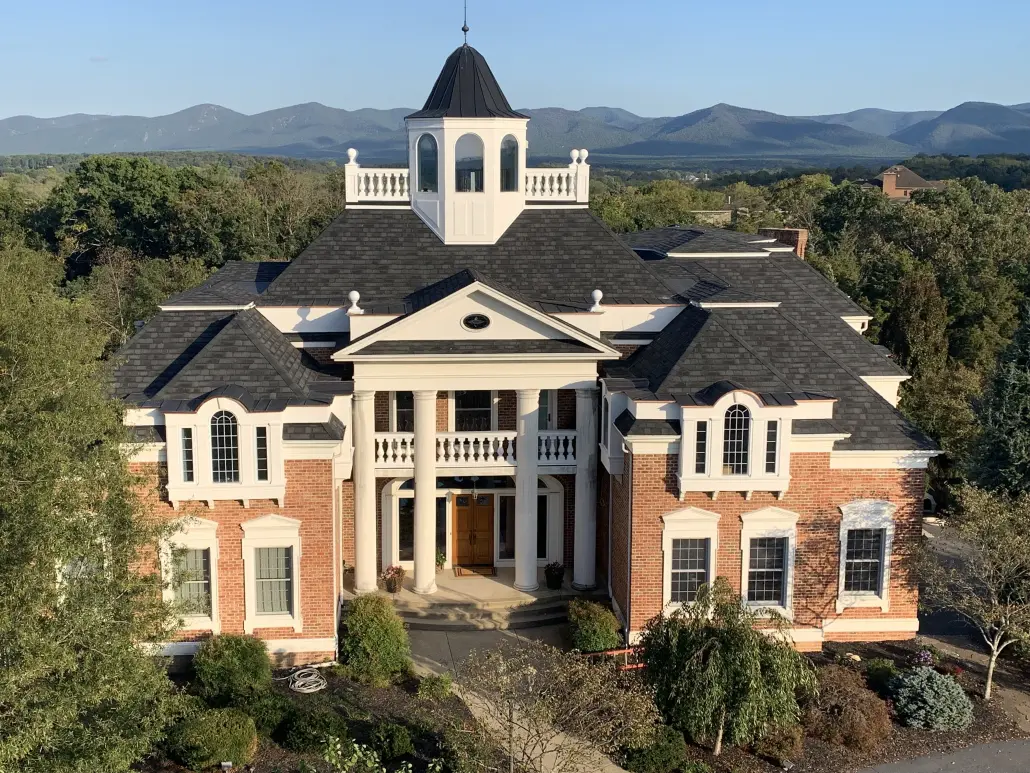 IMG_7043 Front view of Harrisonburg home with recent roofing upgrades set in beautiful views.