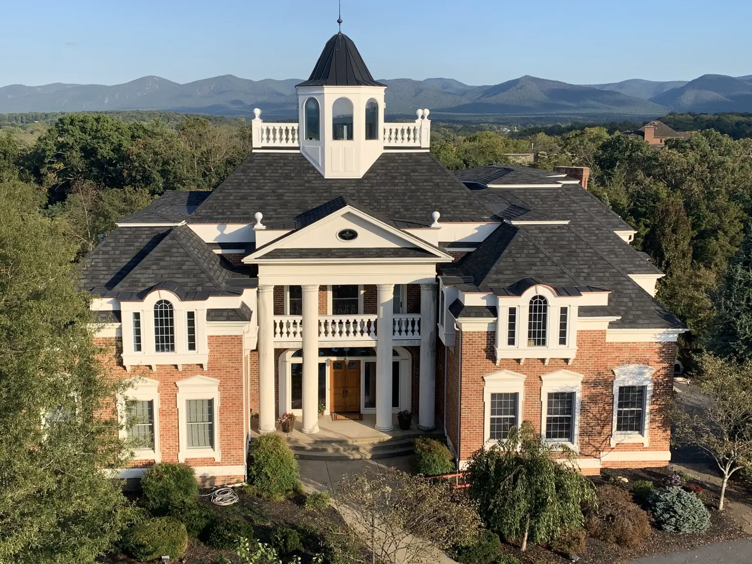 IMG_7043 Front view of Harrisonburg home with recent roofing upgrades set in beautiful views.