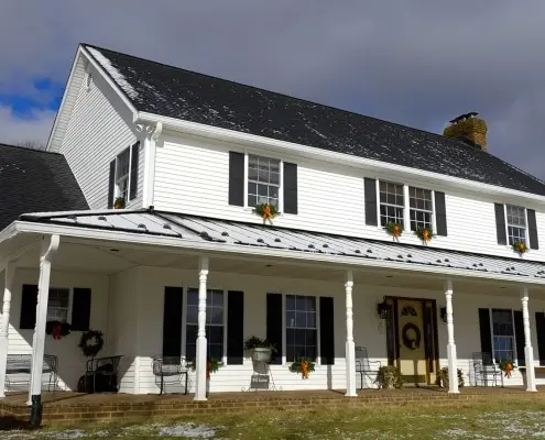 completed new roof at halterman home