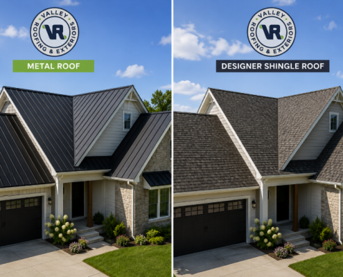 metal vs shingle roof