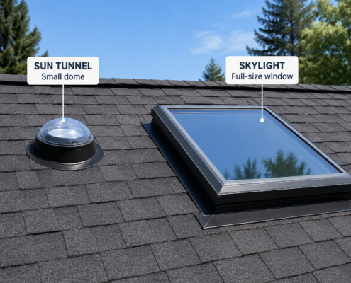 sun tunnel vs skylight