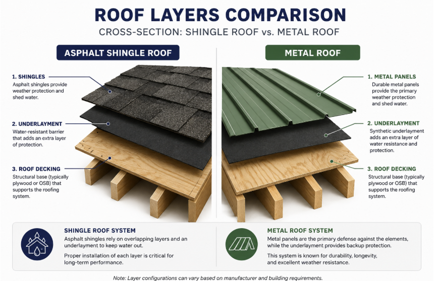 roof layers comparison roof layers comparison