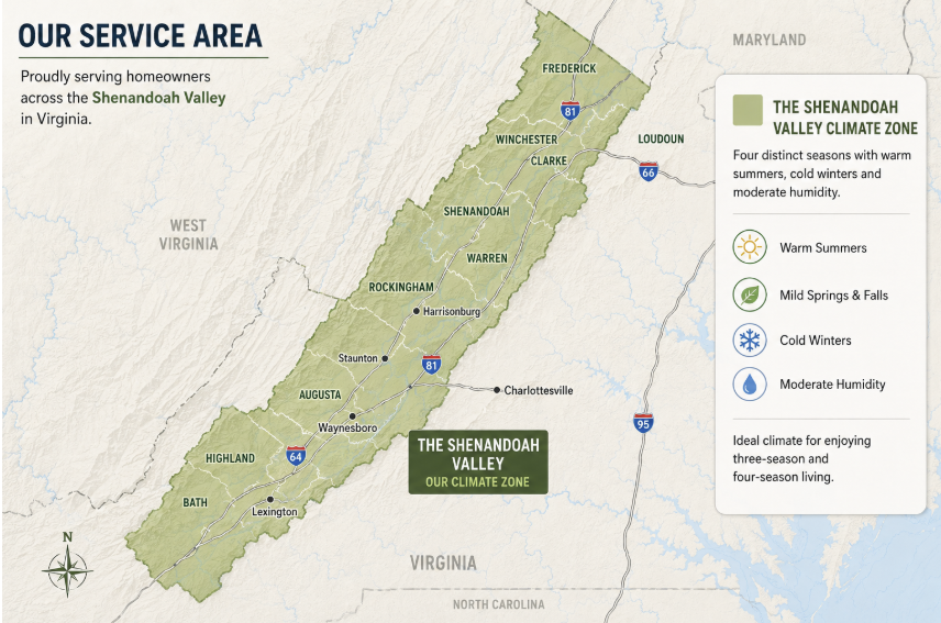Shenandoah Valley Our service area