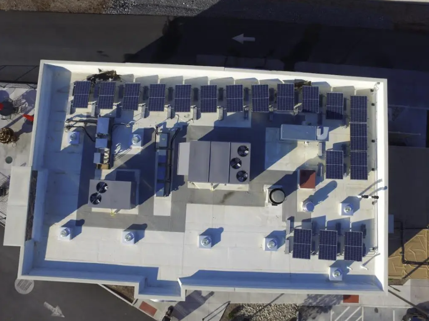 TPO Picture of Valley Roofing & Exteriors TPO project