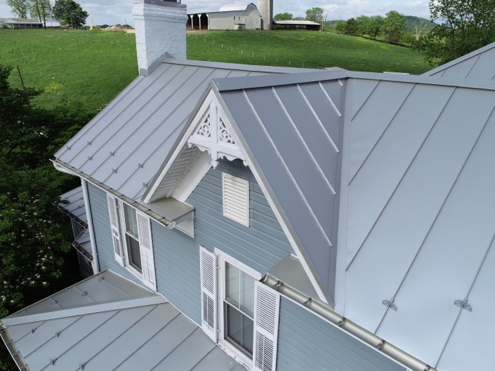 Metal Peaked Roof - Valley Roofing & Exteriors