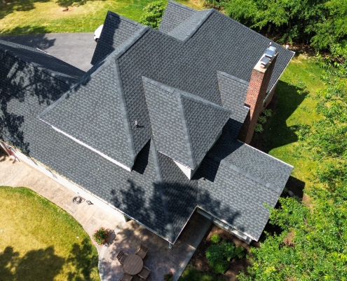 signature roofing package on bocock family home