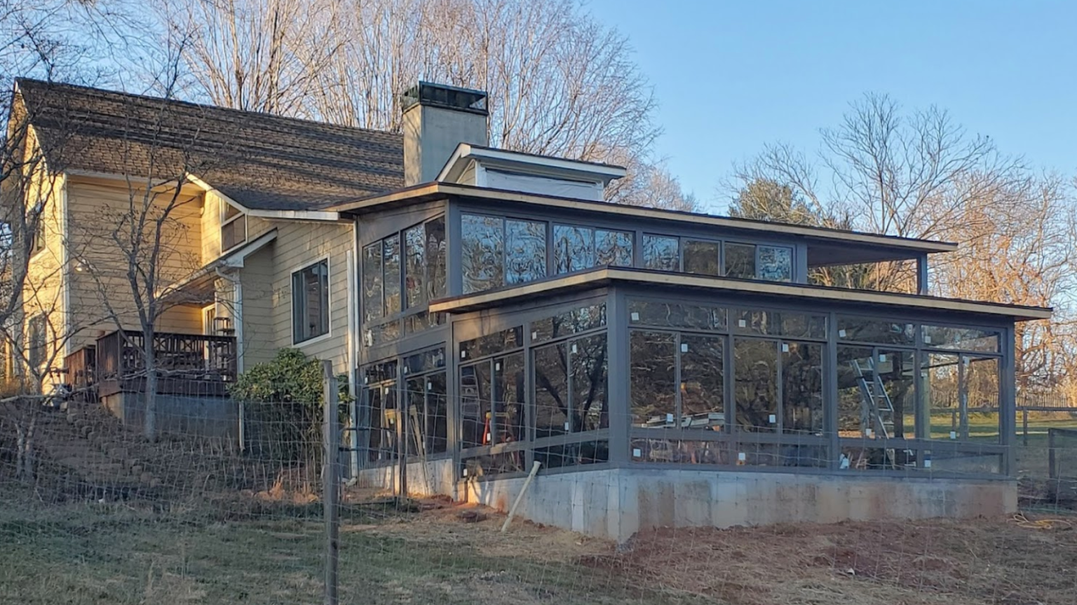 Betterliving sunroom addition in Charlottesville, VA.