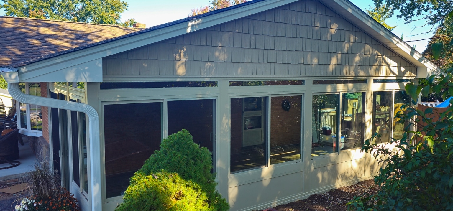 Sunroom addition on Harrisonburg, VA home.