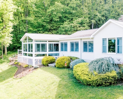 Home with a new Betterliving sunroom.