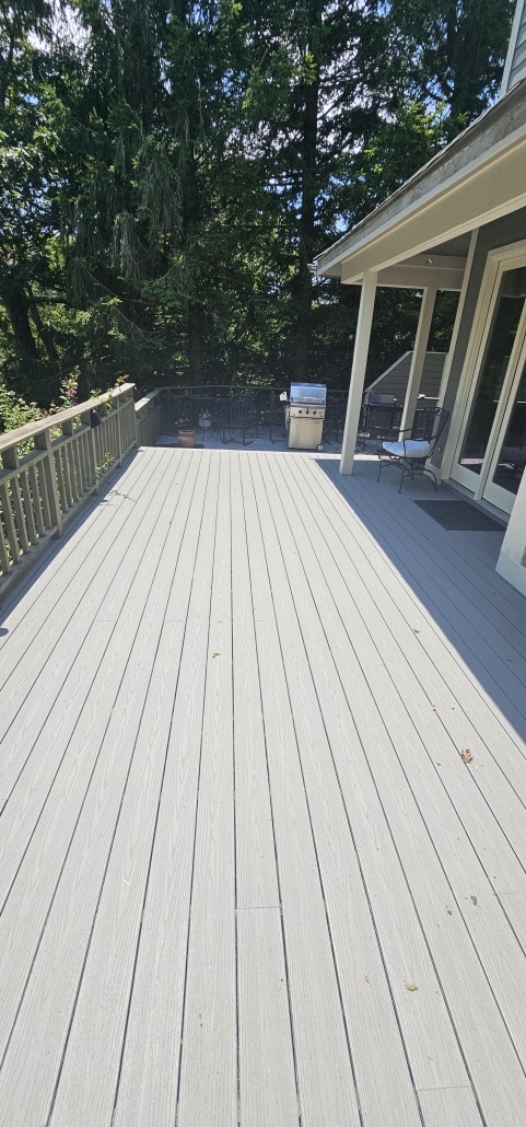 deck boards on exterior of home