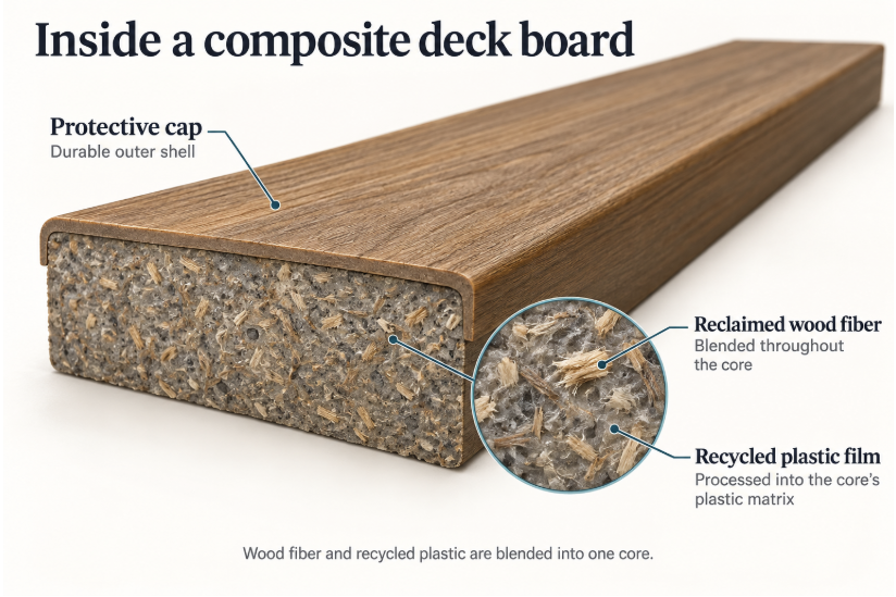 Recycled vs. Repurposed Decking: What Can Really Be Reused?